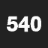 540 Company logo on Dataaxy